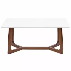 Kirklands Home and Walnut Olivia Coffee Table White Best