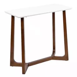 Kirklands Home and Walnut Olivia Console Table White Best