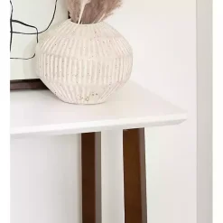 Kirklands Home and Walnut Olivia Console Table White Best