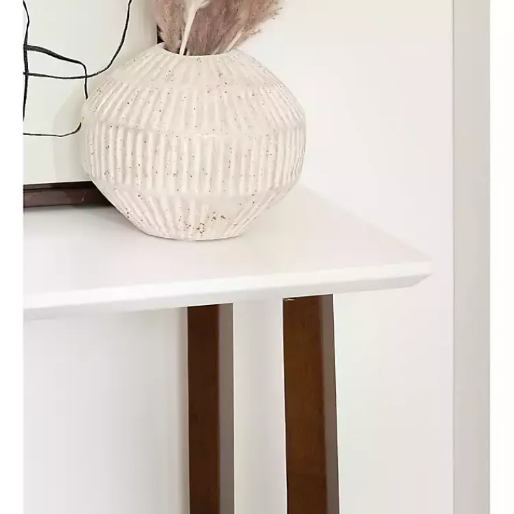 Kirklands Home and Walnut Olivia Console Table White Best