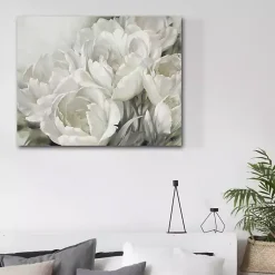 Kirklands Home White Angelique Tulips Canvas Art Print, 40x30 in. Discount