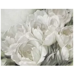 Kirklands Home White Angelique Tulips Canvas Art Print, 40x30 in. Discount