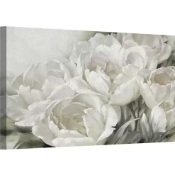 Kirklands Home White Angelique Tulips Canvas Art Print, 40x30 in. Discount
