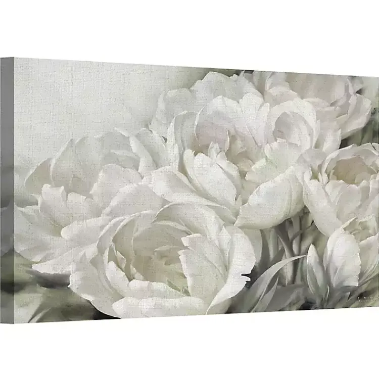 Kirklands Home White Angelique Tulips Canvas Art Print, 40x30 in. Discount