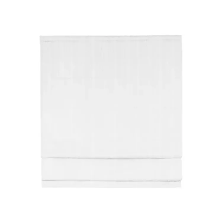 Kirklands Home Basketweave Cordless Roman Shade, 27 in. White