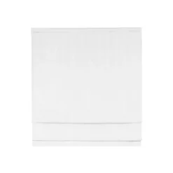 Kirklands Home Basketweave Cordless Roman Shade, 31 in. White New