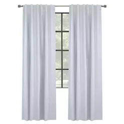 Kirklands Home Baxter Blackout Curtain Panel, 84 in. White Hot