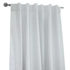 Kirklands Home Baxter Blackout Curtain Panel, 95 in. White New