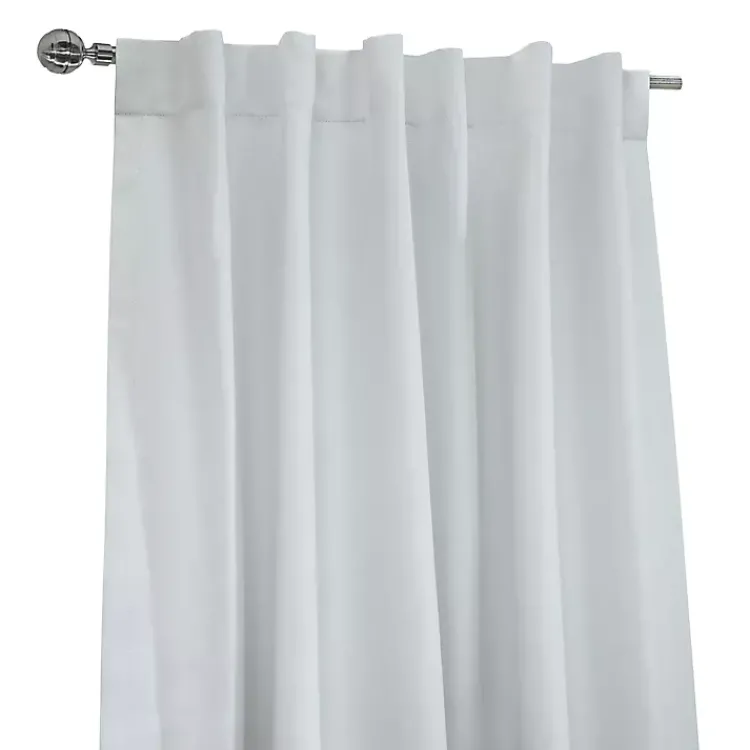Kirklands Home Baxter Blackout Curtain Panel, 95 in. White New