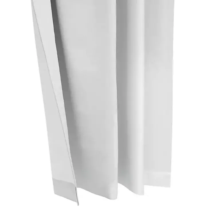 Kirklands Home Baxter Blackout Curtain Panel, 95 in. White New