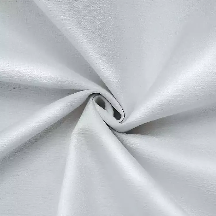 Kirklands Home Baxter Blackout Curtain Panel, 95 in. White New