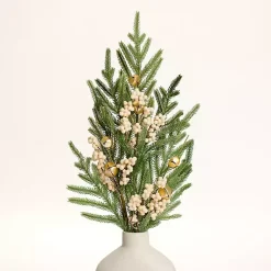 Stems & Bouquets>Kirklands Home Berries & Bells Christmas Stems, Set of 2 White