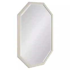 Kirklands Home White Beveled Octagon Wall Mirror Sale