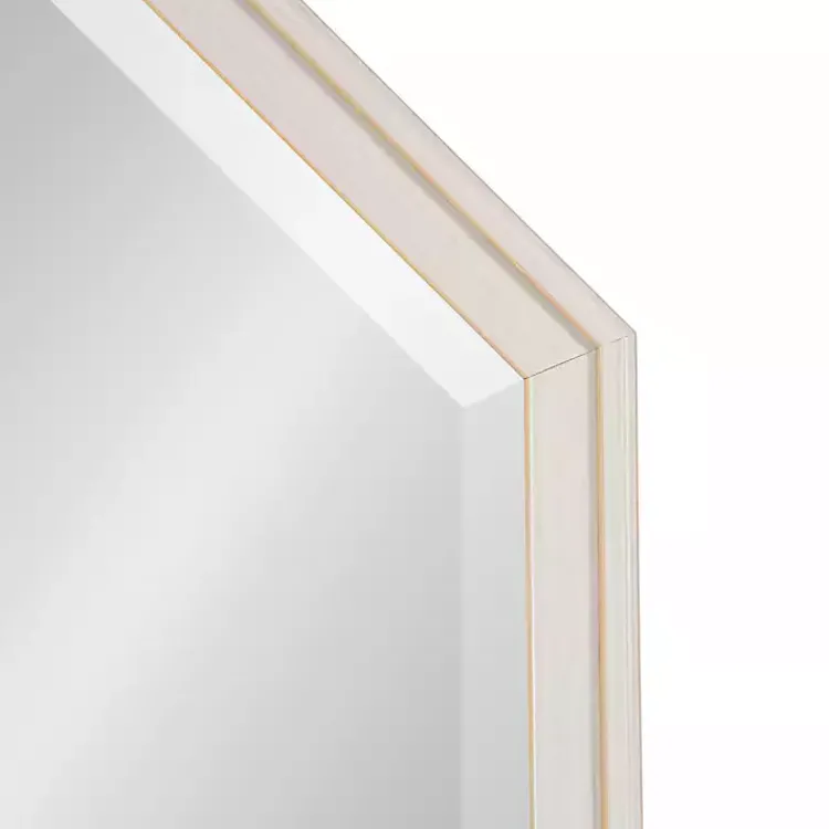 Kirklands Home White Beveled Octagon Wall Mirror Sale