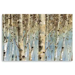Kirklands Home White Birch Forest Canvas Art Print, 60x40 in. New