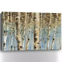Kirklands Home White Birch Forest Canvas Art Print, 60x40 in. New