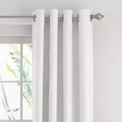 Kirklands Home Blackout Curtains, 84 in. White Best