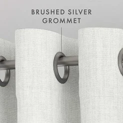 Kirklands Home Blackout Curtains, 84 in. White Best