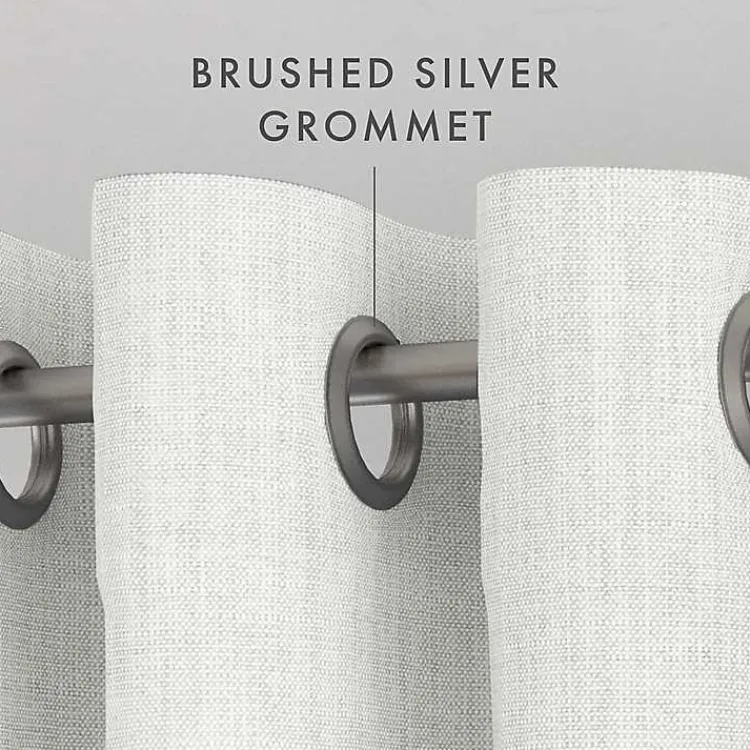 Kirklands Home Blackout Curtains, 84 in. White Best