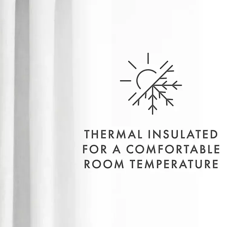 Kirklands Home Blackout Curtains, 84 in. White Best
