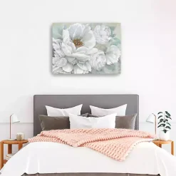 Kirklands Home Blooming Bouquet Canvas Art Print White Hot