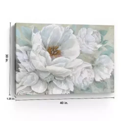 Kirklands Home Blooming Bouquet Canvas Art Print White Hot
