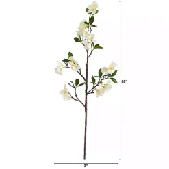 Stems & Bouquets>Kirklands Home Blossom Flower Stems, Set of 3 White