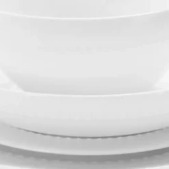Kirklands Home Bone China 16-pc. Dinnerware Set White Outlet