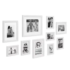 Kirklands Home White Bordeaux 10-pc. Gallery Wall Frame Set Hot