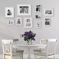 Kirklands Home White Bordeaux 10-pc. Gallery Wall Frame Set Hot