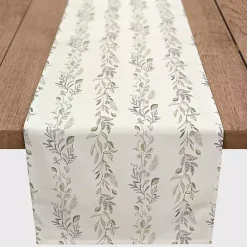 Kirklands Home Botanical Vines Table Runner, 90 in. White Best