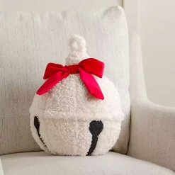 Pillows>Kirklands Home Boucle Bell Shaped Pillow White