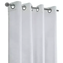 Kirklands Home Boucle Sheer Single Curtain Panel, 84 in. White Online