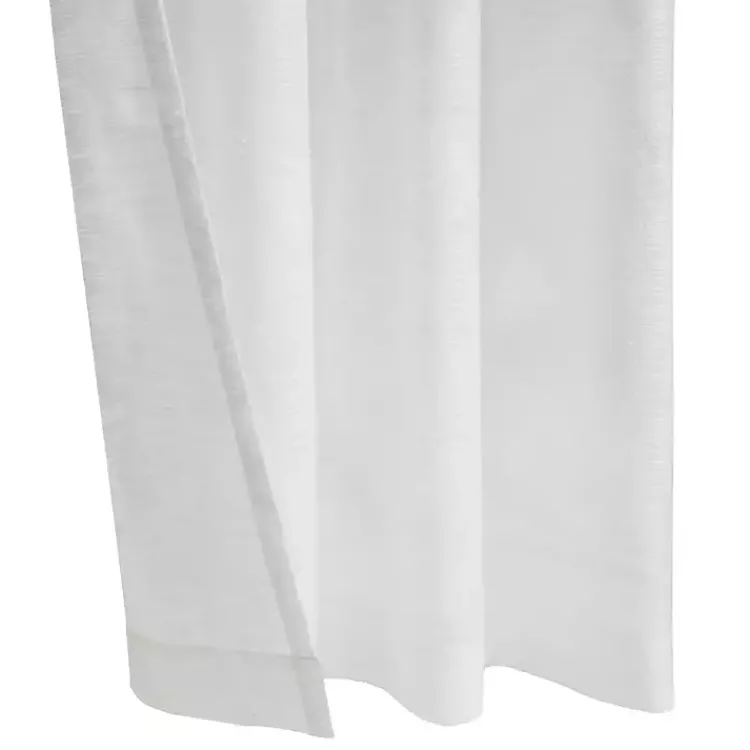 Kirklands Home Boucle Sheer Single Curtain Panel, 84 in. White Online