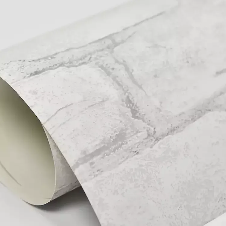 Kirklands Home White Brick Peel & Stick Wallpaper Outlet