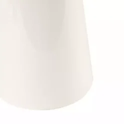 Kirklands Home Ceramic and Wood Cone Table Lamp White Outlet