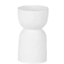 Vases>Kirklands Home Ceramic Form Stella Vase White