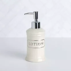 Kirklands Home Ceramic Lotion Dispenser White New