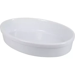 Kirklands Home Ceramic Oval Bakers, Set of 2 White Best