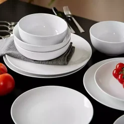 Kirklands Home Ceramic 16-pc. Dinnerware Set White Discount