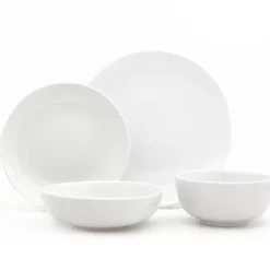 Kirklands Home Ceramic 16-pc. Dinnerware Set White Discount