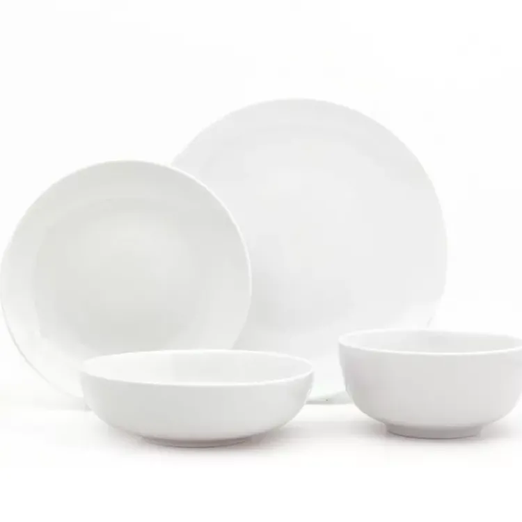 Kirklands Home Ceramic 16-pc. Dinnerware Set White Discount
