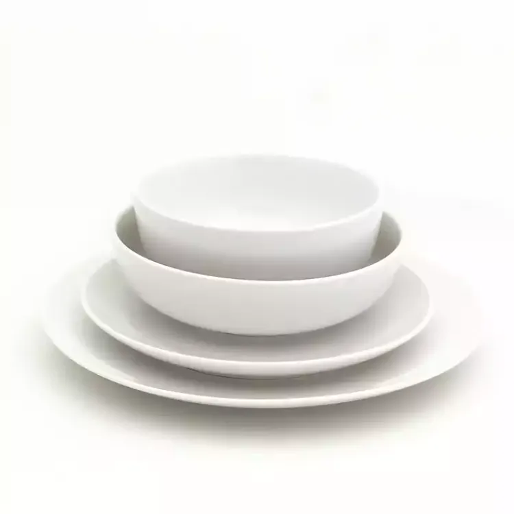 Kirklands Home Ceramic 16-pc. Dinnerware Set White Discount