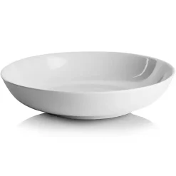 Kirklands Home Ceramic Round Dinner Bowls, Set of 6 White Best