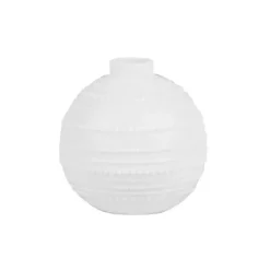 Vases>Kirklands Home Ceramic Round Textured Mini Vases, Set of 3 White