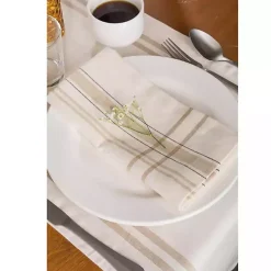 Kirklands Home Chambray French Stripe Table Runner, 72 in. White Discount