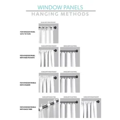 Kirklands Home Chenille Chevron Curtain Panel Set, 84 in. White Clearance