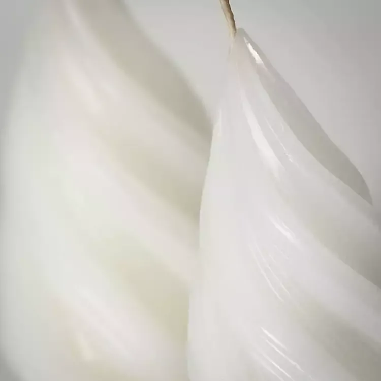 Candles>Kirklands Home Christmas Tree Kitira Candles, Set of 2 White