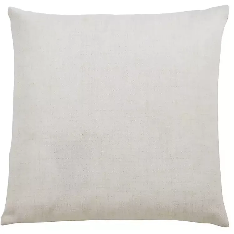Pillows>Kirklands Home White Christmas Tree LED Square Pillow