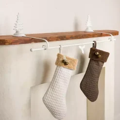 Christmas Stockings & Stocking Holders>Kirklands Home Christmas Tree Rod Stocking Holder White